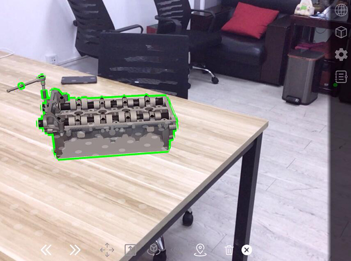 在iPad端選擇一個(gè)模型動(dòng)畫(huà)