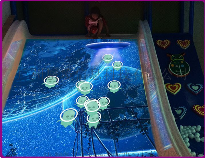 互動滑梯，多媒體制作